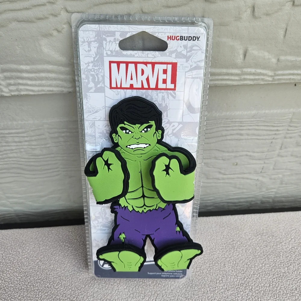 Marvel Hug Buddy Universal Vent Clip Cell Phone Vehicle Holder Hulk Avengers